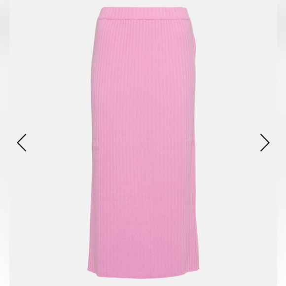 JARDIN DES ORANGERS
High-rise ribbed-knit cashmere midi skirt size (S) - Picture 1 of 7